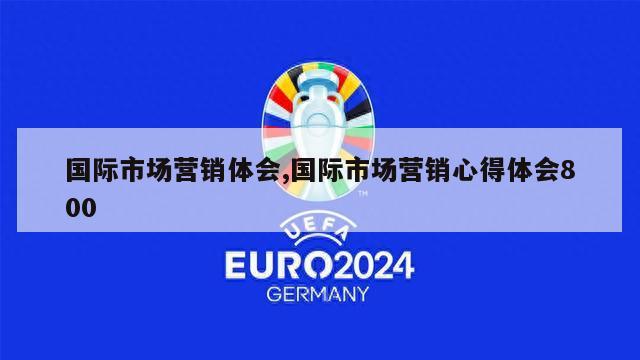 国际市场营销体会,国际市场营销心得体会800